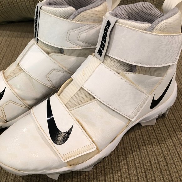 Nike Force FastFlex White Velcro Sports Cleat Size 6 - Picture 9 of 15